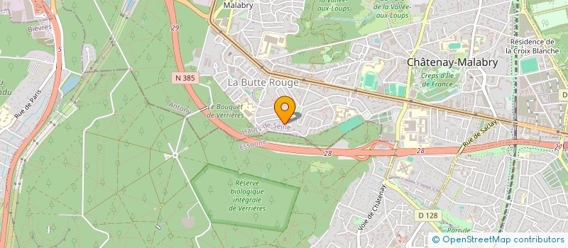 localisation de l'entreprise PRIMACOM à CHATENAY-MALABRY