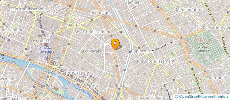 localisation de l'entreprise PRIMACOM SARL à PARIS