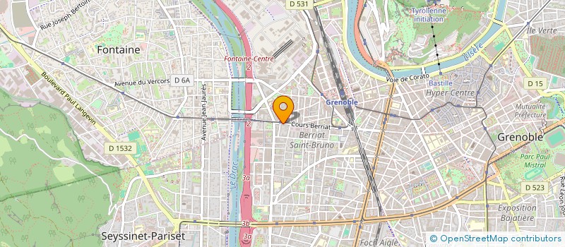 localisation de l'entreprise PRIMACOM SERVICES  GRENOBLE