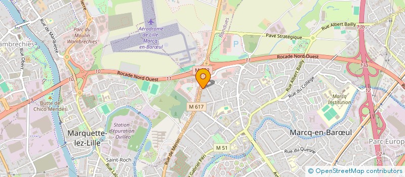 localisation de l'entreprise PRIMADIS à MARCQ-EN-BARŒUL