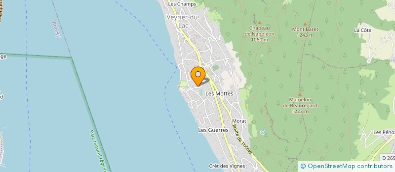 localisation de l'entreprise PRIMADOM FRANCE  VEYRIER-DU-LAC