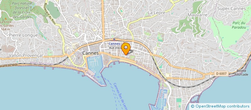 localisation de l'entreprise PRIMADONNA à CANNES