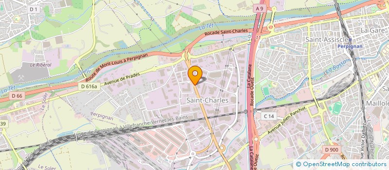 localisation de l'entreprise PRIMAFEL  PERPIGNAN