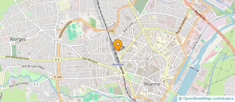 localisation de l'entreprise PRIMAFORM à ROANNE