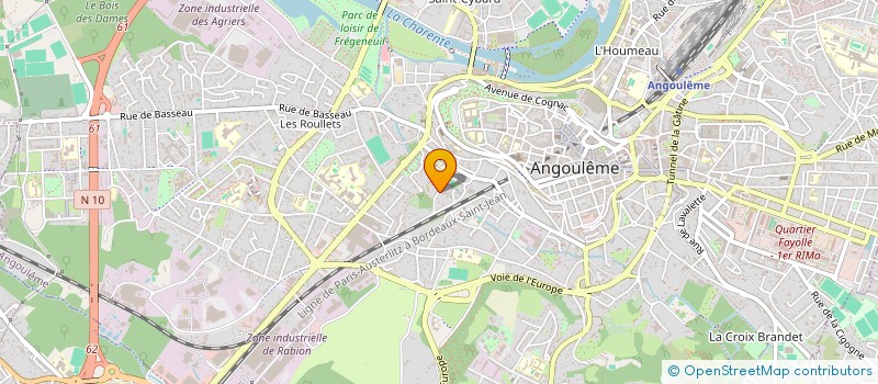 localisation de l'entreprise PRIMAJO à ANGOULEME