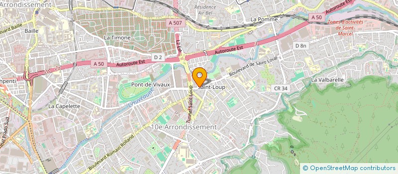 localisation de l'entreprise PRIMALIN à MARSEILLE