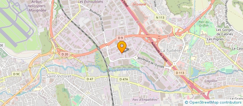 localisation de l'entreprise PRIMALU EURL à VITROLLES