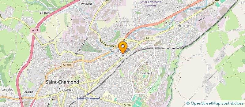 localisation de l'entreprise PRIMARIUM SERVICES  SAINT-CHAMOND