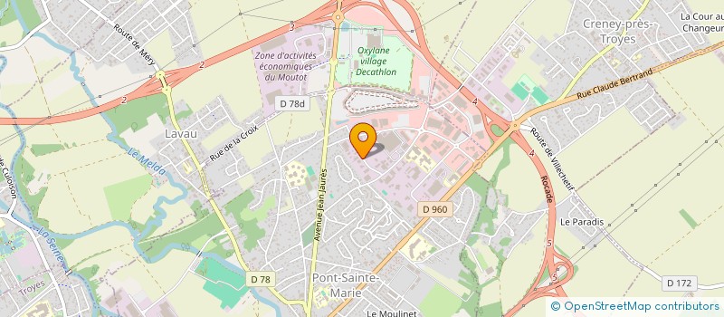 localisation de l'entreprise PRIMAS à PONT-SAINTE-MARIE