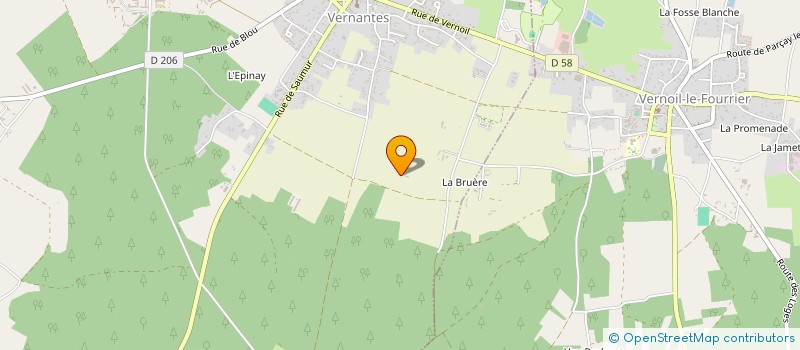 localisation de l'entreprise PRIMASEM  VERNANTES