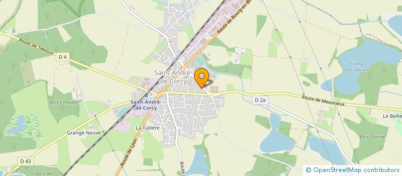 localisation de l'entreprise PRIMASOLAR à SAINT-ANDRE-DE-CORCY