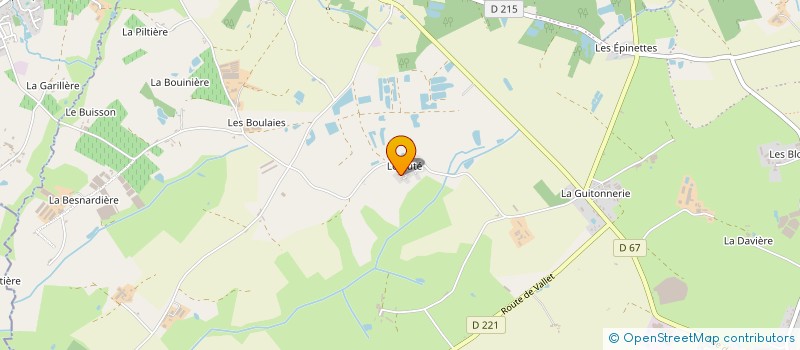 localisation de l'entreprise PRIMASSI à MONTREVAULT-SUR-EVRE