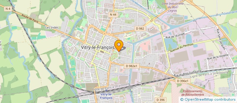 localisation de l'entreprise PRIMAUTO à VITRY-LE-FRANCOIS