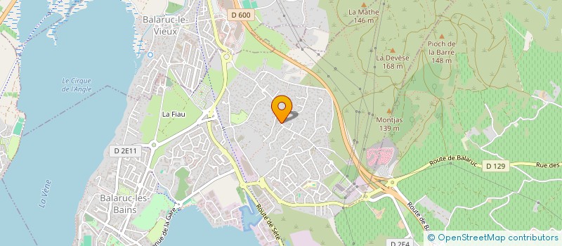 localisation de l'entreprise PRIMAVAL MEDITERRANEE à BALARUC-LES-BAINS