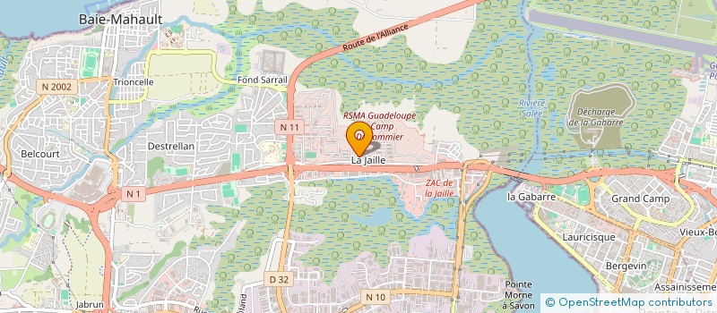 localisation de l'entreprise PRIMAVERA 2004  BAIE-MAHAULT