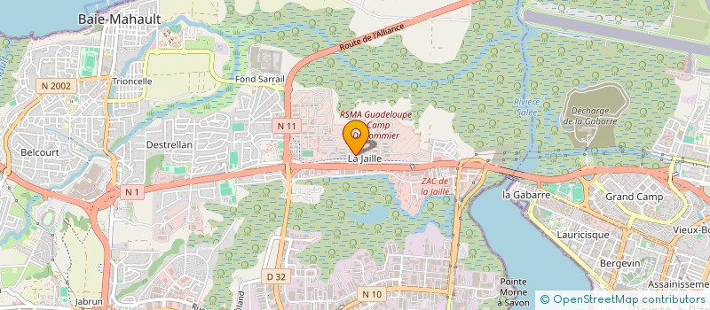 localisation de l'entreprise PRIMAVERA 2104  BAIE-MAHAULT