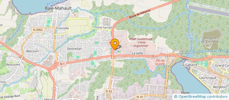 localisation de l'entreprise PRIMAVERA 2304  BAIE-MAHAULT