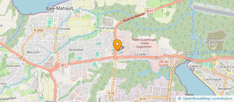 localisation de l'entreprise PRIMAVERA 2402  BAIE-MAHAULT