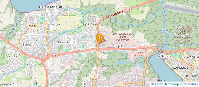 localisation de l'entreprise PRIMAVERA 2410  BAIE-MAHAULT