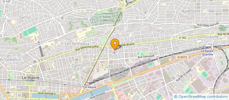 localisation de l'entreprise PRIMAVERA à LE HAVRE