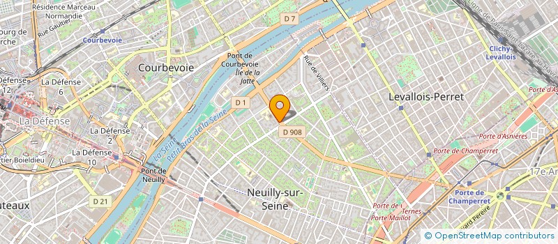 localisation de l'entreprise PRIMAVERA à NEUILLY-SUR-SEINE