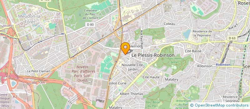 localisation de l'entreprise PRIMAVERA à LE PLESSIS-ROBINSON