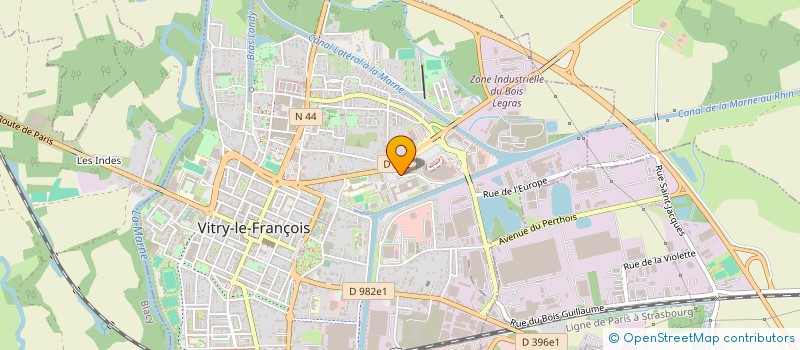 localisation de l'entreprise PRIMAVERA à VITRY-LE-FRANCOIS
