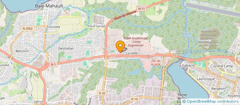 localisation de l'entreprise PRIMAVERA 707  BAIE-MAHAULT