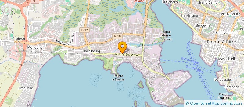 localisation de l'entreprise PRIMAVERA 802  BAIE-MAHAULT