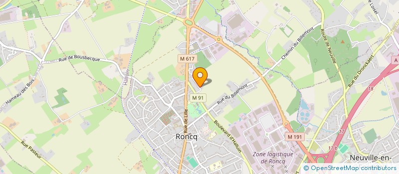 localisation de l'entreprise PRIMAVERA à RONCQ