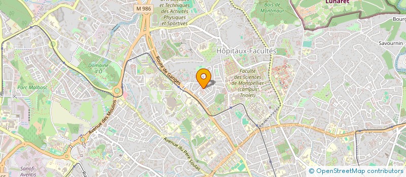 localisation de l'entreprise PRIMAVERA PROMOTION à MONTPELLIER