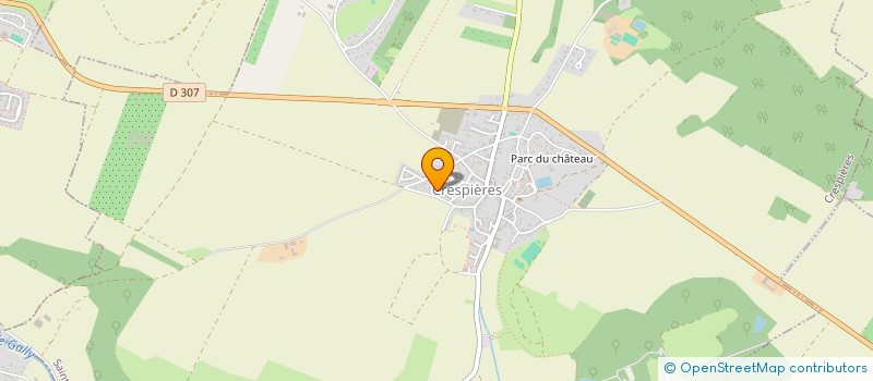 localisation de l'entreprise PRIMAVISION  CRESPIERES