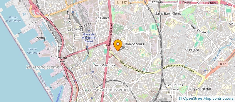 localisation de l'entreprise PRIMAWOOD à MARSEILLE