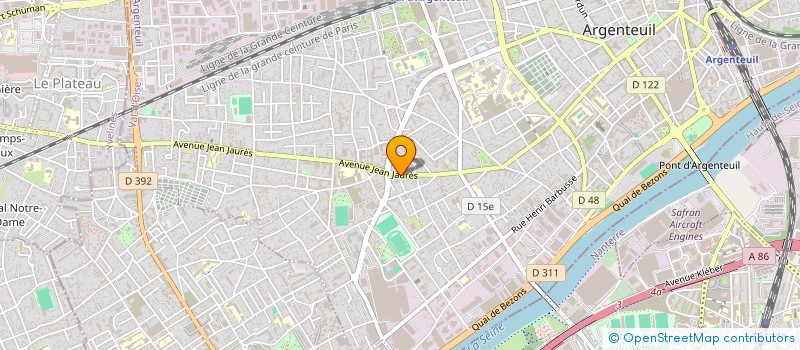 localisation de l'entreprise PRIME  ARGENTEUIL