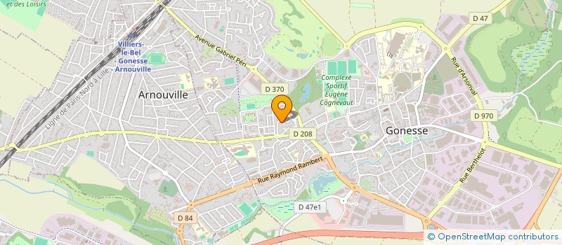 localisation de l'entreprise PRIME CAB SERVICE à GONESSE