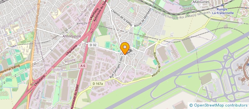 localisation de l'entreprise PRIME CORP  WISSOUS