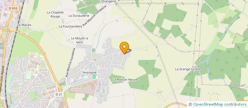 localisation de l'entreprise PRIME INVEST à CHATELLERAULT