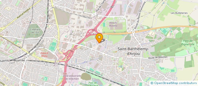 localisation de l'entreprise PRIME LOCATION  SAINT-BARTHELEMY-D'ANJOU