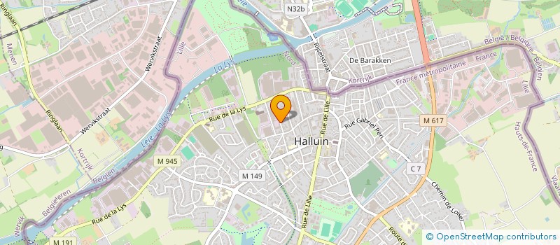 localisation de l'entreprise PRIME MOVE  HALLUIN