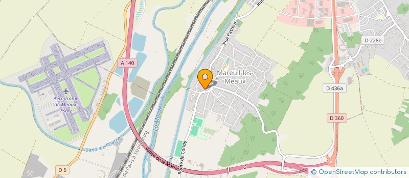 localisation de l'entreprise PRIME POLARIS CONSEIL à MAREUIL-LES-MEAUX