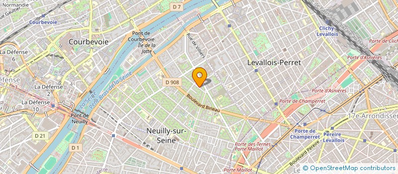 localisation de l'entreprise PRIME REALITY à NEUILLY-SUR-SEINE