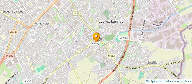 localisation de l'entreprise PRIME SECURITE SERVICES  LANNOY