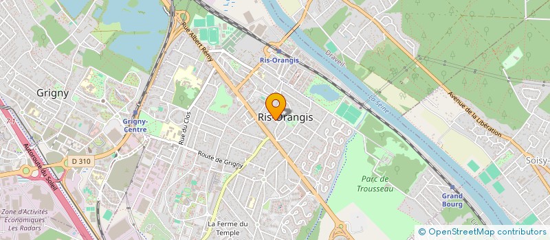 localisation de l'entreprise PRIME SERVICES & TRANSPORT SAS à RIS-ORANGIS
