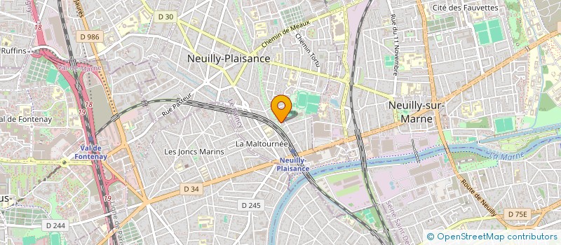 localisation de l'entreprise PRIME SOLAIRE  GENNEVILLIERS