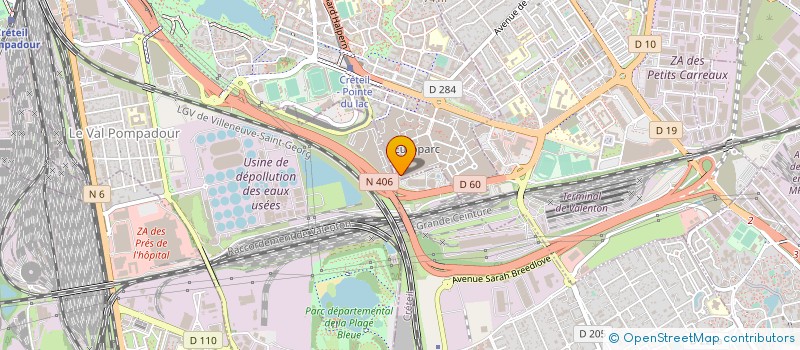 localisation de l'entreprise PRIME SOLUTION  CRETEIL