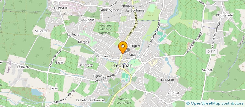 localisation de l'entreprise PRIME WEB BOOST  LEOGNAN
