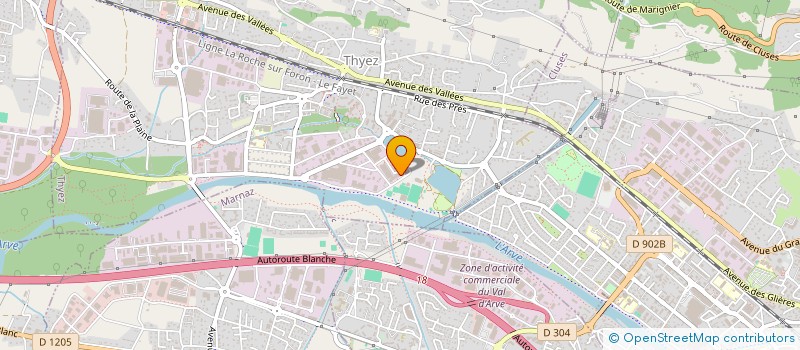 localisation de l'entreprise PRIMEAUTO CARE  THYEZ