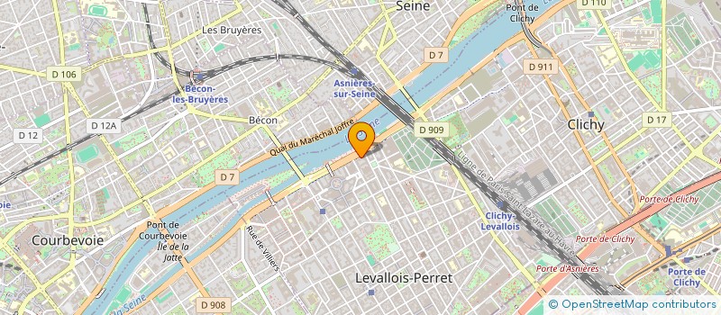 localisation de l'entreprise PRIMELIS à LEVALLOIS-PERRET