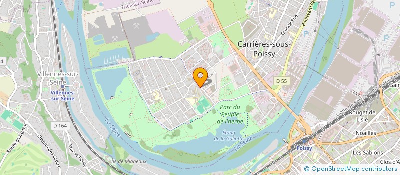 localisation de l'entreprise PRIMEMIA  CARRIERES-SOUS-POISSY