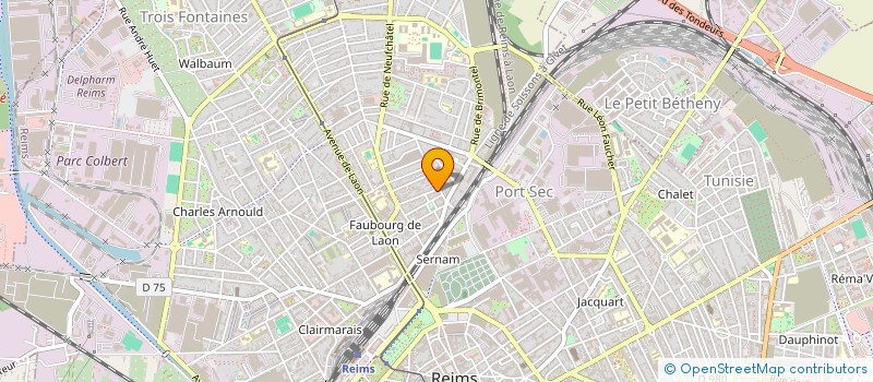 localisation de l'entreprise PRIMERA  REIMS